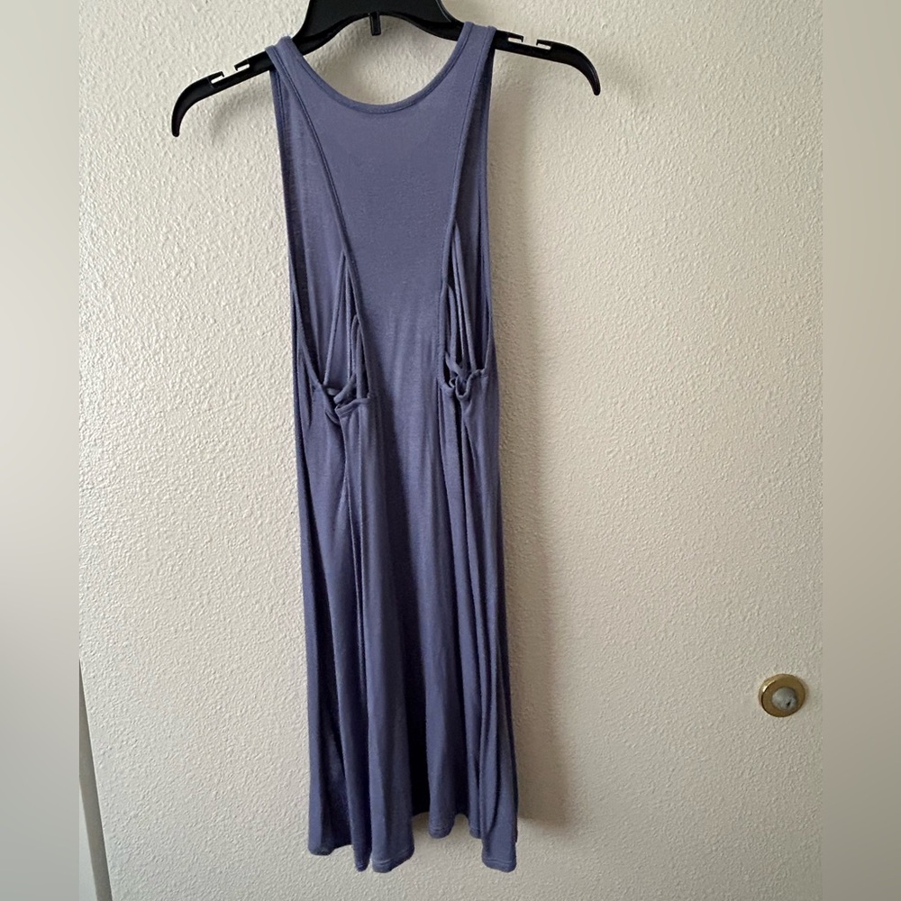 Blue casual comfy dress